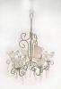 Crystal Blooms Candle Chandelier