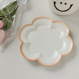 Flower-shaped Cute Ceramic Dessert Plate