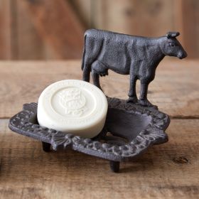 Cast Iron Cow Soap Dish