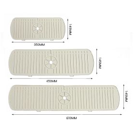 Silicone Draining Pad Wash Basin Kitchen Faucet Splash-proof Mat Multifunctional Sink Draining Table Splash-proof Water Artifact