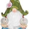 Meditating Gnome Solar Statue - Best Garden Decor for Zen Meditation