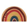 Colorful Rainbow Doormat for Brightening Your Entryway