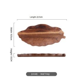 Pallet Wooden Chinese Tea Restaurant Baking Solid Wood Leaf Tray