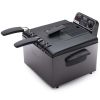 5Qt Dual Basket Pro Immersion Element Black Deep Fryer 05489