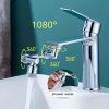 1pc, 1080 Â¬âˆž Swivel Faucet Extender, ABS Universal Sink-Water Aerator, Kitchen Bathroom 1080 Â¬âˆž Angle Rotatable Spray Attachment, Multifunctional Robo