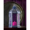 Mystical Amethyst Crystal Candle Lamp for Enchanting Home Decor