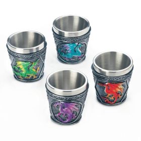 Mythical Dragons Shot Glasses (Set of 4)