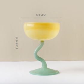 Milk Tea Milkshake Dessert Glass Cup Goblet Pudding Ice Cream Bowl Ice Cream Cup (Option: BJ00675-240ml)