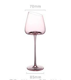 Oblique Mouth Flamingo Red Wine Cup (Option: 280 Bevel)