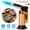 Culinary Butane Torch Lighter Refillable Blow Torch Adjustable Flame Kitchen Cooking BBQ Torch (Gas Not Included)